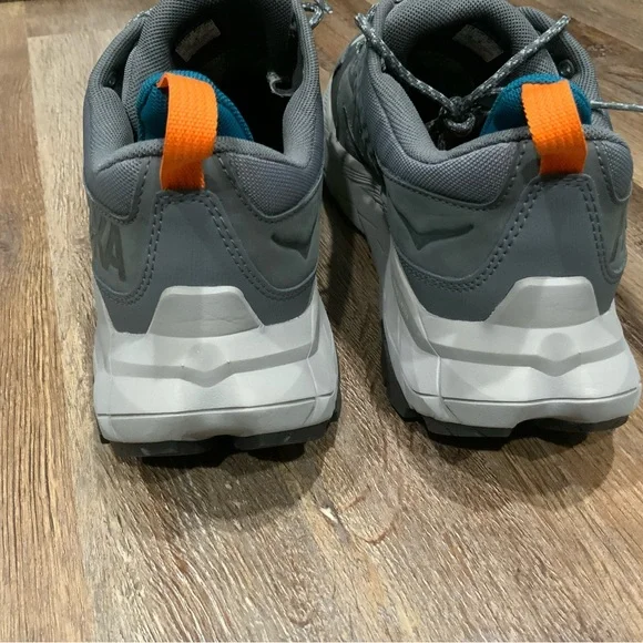 Hoka One One Mens Anacapa Low GTX Castlerock Sharkskin Hiking Boots Size 11.5 - Picture 3 of 7